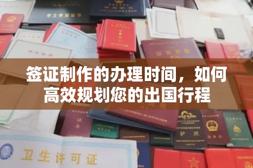 汉中签证制作的办理时间，如何高效规划您的出国行程